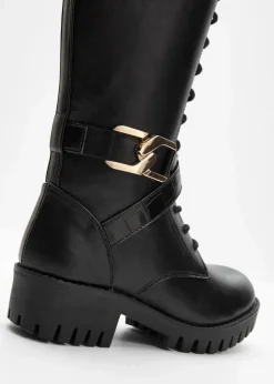 Damen bonprix Stiefel|Schnürstiefel