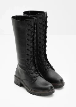 Damen bonprix Gefütterte Winterschuhe|Stiefel|Schnürstiefel
