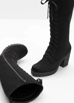 Damen bonprix Stiefel|Schnürstiefel