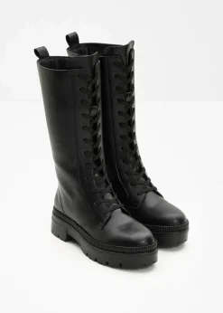 Damen bonprix Stiefel|Schnürstiefel