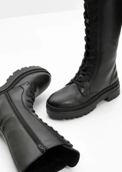 Damen bonprix Stiefel|Schnürstiefel