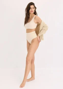 Damen bonprix Nachhaltigere Materialien|Höschen|Seamless Light Shape-String (2er Pack)