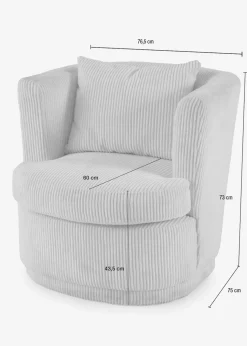 bonprix Sessel & Hocker|Sessel mit rundem Fuß