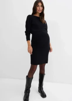 Hot Set aus Pullover und Rock für die Schwangerschaft und danach aus Bio-Baumwolle (2. tlg Set) Damen Bekleidung·Blazer|Umstandsmode