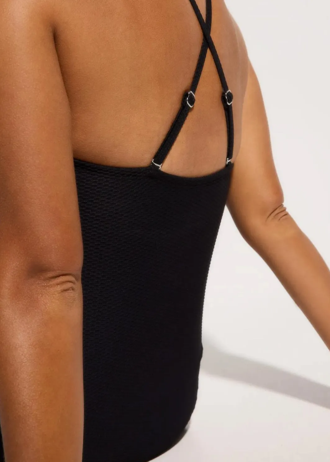 Discount Shape Badeanzug aus Strukturware mittlere Formkraft Damen Nachhaltigere Materialien|Shapewear