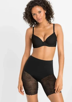 Damen bonprix Wäsche·Radler & Oberschenkelschutz|Wäsche·Shapewear|Shape Hose mit Spitze und mittlerer Formkraft