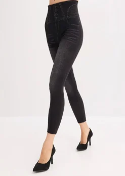 Best Shape Seamless Strumpfleggings Jeansoptik mit starker Formkraft Damen Wäsche·Shapewear|Wäsche·Socken & Strumpfhosen