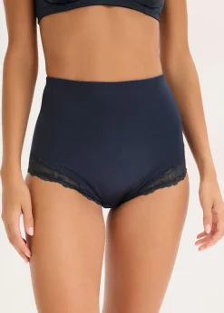 Damen bonprix Shapewear|Höschen|Shape Slip mit Glanzeffekt und mittlerer Formkraft (2er Pack)