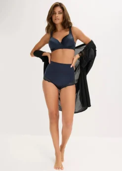 Damen bonprix Shapewear|Höschen|Shape Slip mit Glanzeffekt und mittlerer Formkraft (2er Pack)