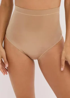 Damen bonprix Wäsche·Shapewear|Wäsche·Höschen|Shape String mit Glanzeffekt und leichter Formkraft (2er Pack)