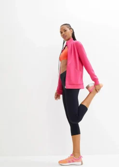 Damen bonprix Bekleidung·Sweat|Bekleidung·Kleider|Shaping Sport-Leggings mit Tasche, 3/4-Länge