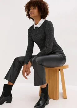 Online Shirt aus Baumwoll-Mix Damen Shirts & Tops