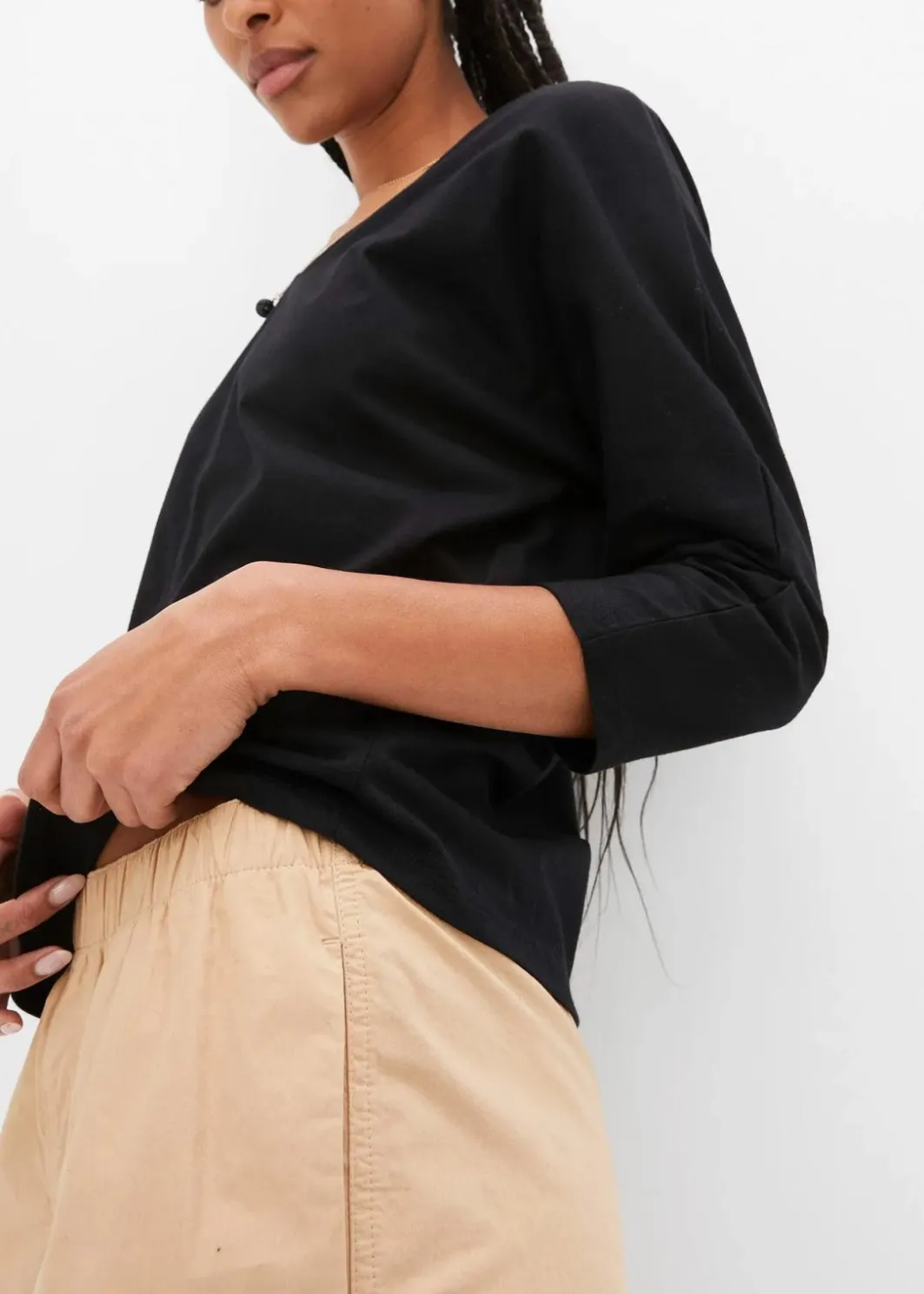 Damen bonprix Shirts & Tops|Nachhaltigere Materialien|Shirt aus Bio Baumwolle