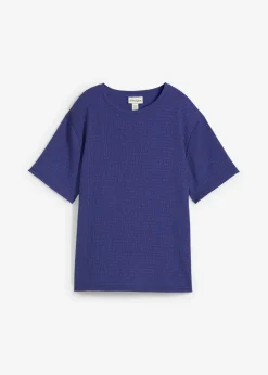Damen bonprix Zweiteiler & Sets|Shirts & Tops|Shirt aus Borkencrepe