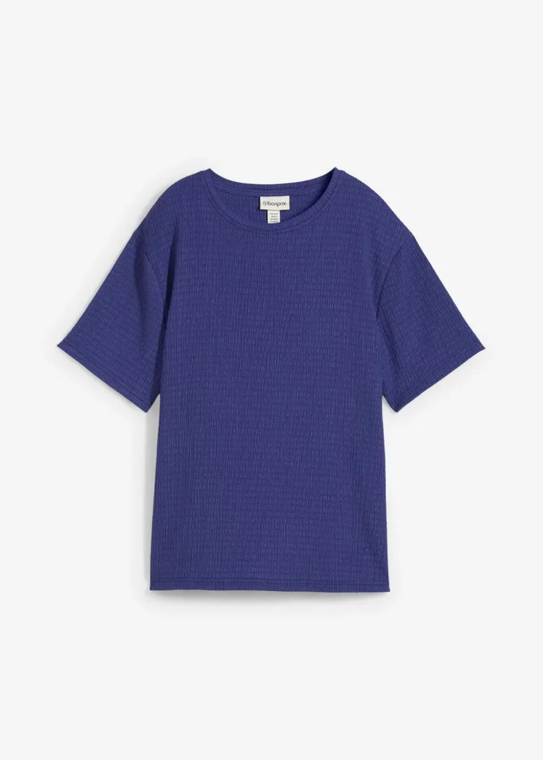Damen bonprix Zweiteiler & Sets|Shirts & Tops|Shirt aus Borkencrepe