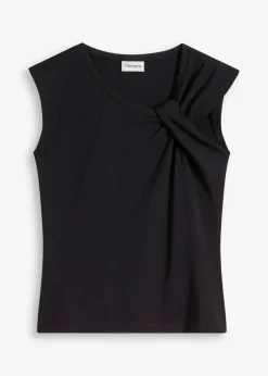 Damen bonprix Shirts & Tops|Shirt aus elastischem Baumwoll-Mix