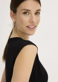 Damen bonprix Shirts & Tops|Shirt aus elastischem Baumwoll-Mix