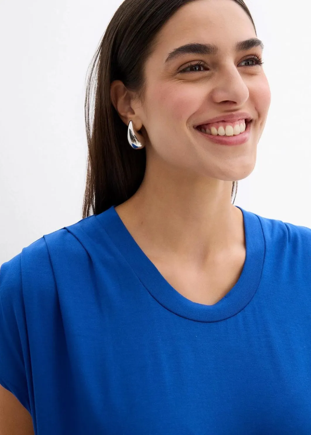 Online Shirt aus fließendem Viskose-Mix Damen Shirts & Tops