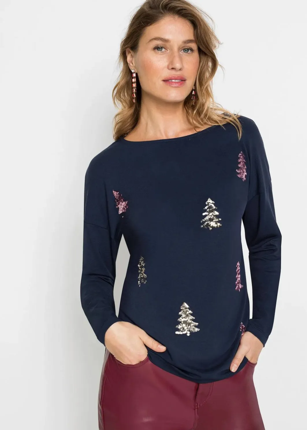 Discount Shirt aus fließendem Viskose-Mix Damen Shirts & Tops|Nachhaltigere Materialien