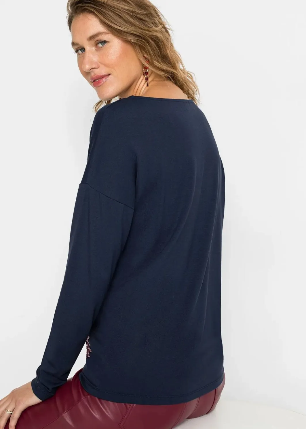 Discount Shirt aus fließendem Viskose-Mix Damen Shirts & Tops|Nachhaltigere Materialien
