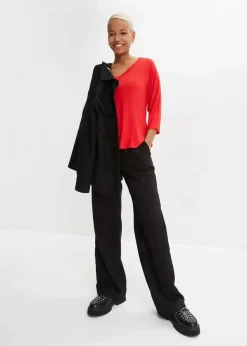 Hot Shirt aus fließendem Viskose-Mix Damen Shirts & Tops