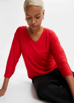 Hot Shirt aus fließendem Viskose-Mix Damen Shirts & Tops