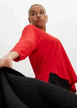 Hot Shirt aus fließendem Viskose-Mix Damen Shirts & Tops