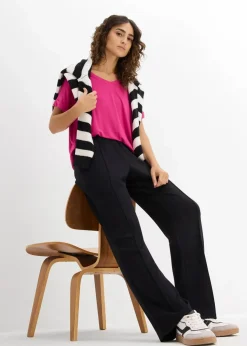 Best Shirt aus fließendem Viskose-Mix Damen Nachhaltigere Materialien|Shirts & Tops