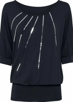 Shirt aus fließendem Viskose-Mix Damen Nachhaltigere Materialien|Shirts & Tops