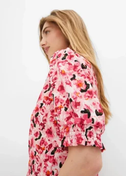 Outlet Shirt aus leichtem Crêpe Damen Shirts & Tops|Nachhaltigere Materialien