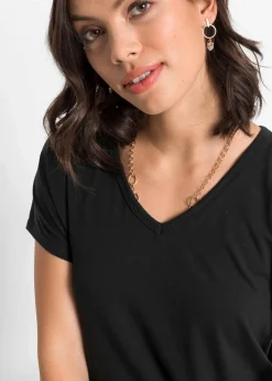 Damen bonprix Nachhaltigere Materialien|Shirts & Tops|Shirt aus nachhaltiger Visksose