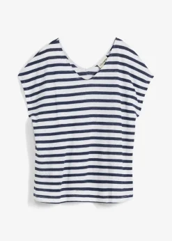 Damen bonprix Shirts & Tops|Premium|Shirt aus reinem Leinen mit Fledermausärmeln