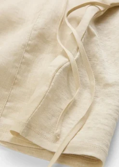 New Shirt aus reinem Leinen mit Webbesatz Damen Premium|Shirts & Tops