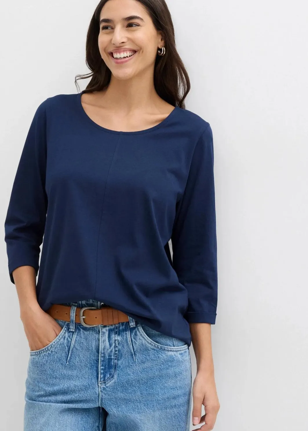 Outlet Shirt aus reiner Baumwolle Damen Nachhaltigere Materialien|Shirts & Tops
