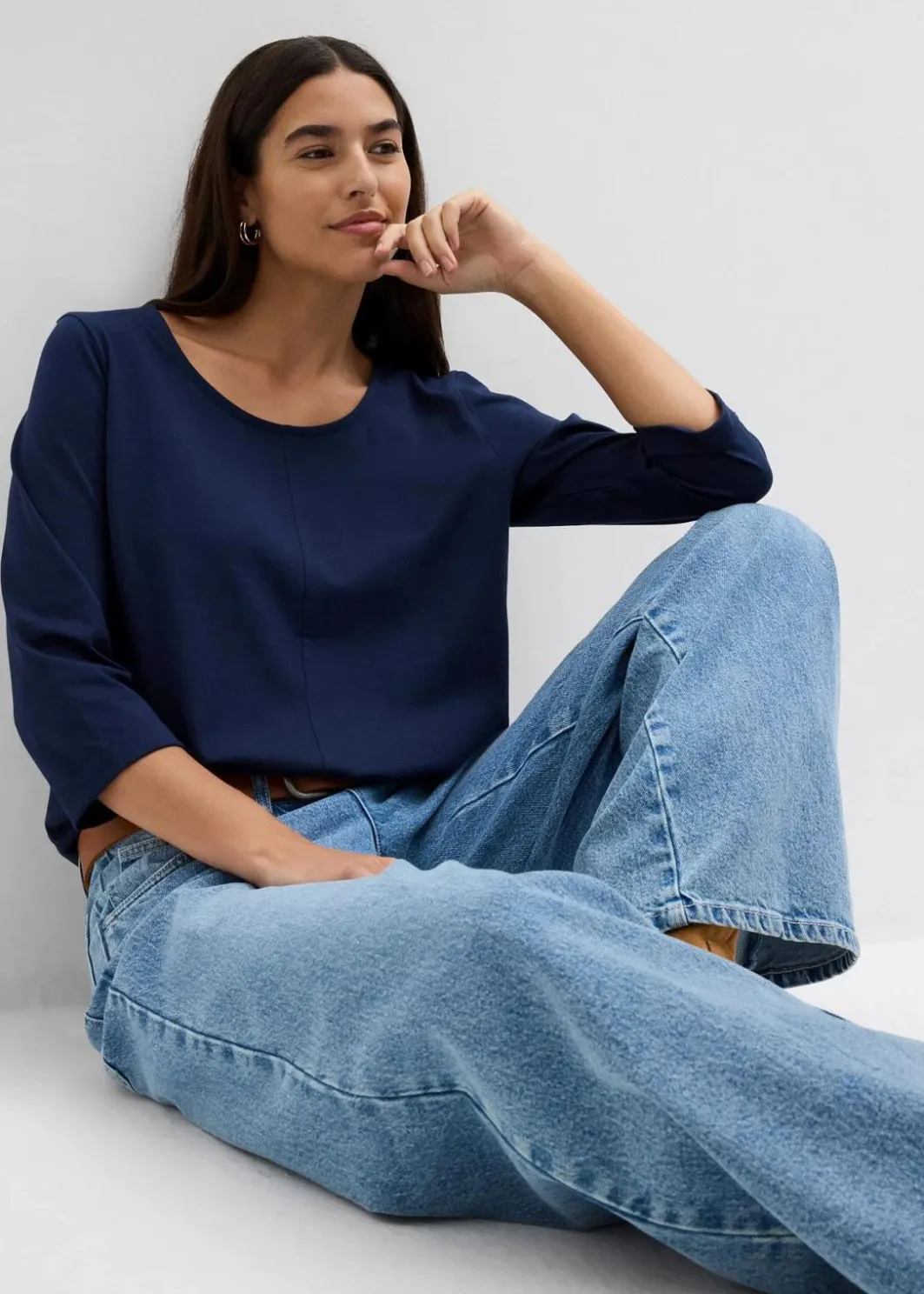 Outlet Shirt aus reiner Baumwolle Damen Nachhaltigere Materialien|Shirts & Tops