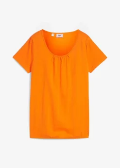 Best Shirt aus reiner Baumwolle, Kurzarm Damen Shirts & Tops