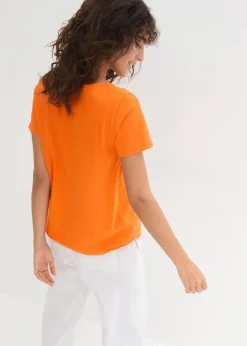 Best Shirt aus reiner Baumwolle, Kurzarm Damen Shirts & Tops