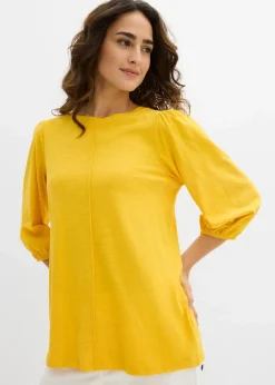 Damen bonprix Nachhaltigere Materialien|Shirts & Tops|Shirt aus reiner Baumwolle