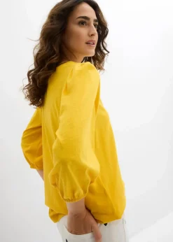Damen bonprix Nachhaltigere Materialien|Shirts & Tops|Shirt aus reiner Baumwolle
