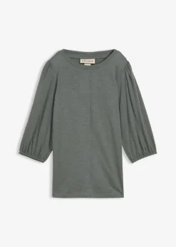 Damen bonprix Shirts & Tops|Nachhaltigere Materialien|Shirt aus reiner Baumwolle