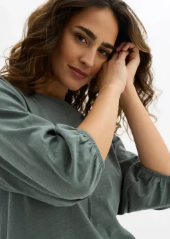 Damen bonprix Shirts & Tops|Nachhaltigere Materialien|Shirt aus reiner Baumwolle