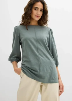 Damen bonprix Shirts & Tops|Nachhaltigere Materialien|Shirt aus reiner Baumwolle