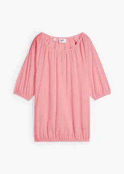Damen bonprix Nachhaltigere Materialien|Shirts & Tops|Shirt aus reiner Bio-Baumwolle