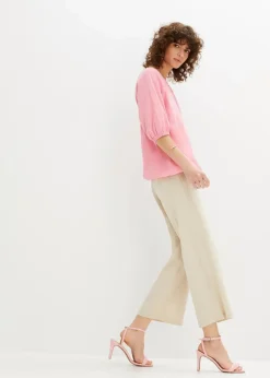 Damen bonprix Nachhaltigere Materialien|Shirts & Tops|Shirt aus reiner Bio-Baumwolle