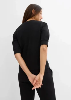 Damen bonprix Nachhaltigere Materialien|Shirts & Tops|Shirt aus reiner Bio-Baumwolle