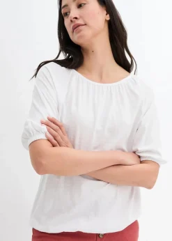 Online Shirt aus reiner Bio-Baumwolle Damen Nachhaltigere Materialien|Shirts & Tops