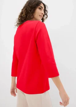 Damen bonprix Bekleidung·Röcke|Basics|Shirt aus reiner schwerer Bio-Baumwolle