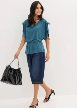 Damen bonprix Shirts & Tops|Shirt aus softem Modal-Mix