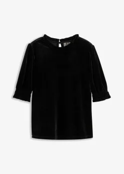 Damen bonprix Shirts & Tops|Shirt aus softem Samt