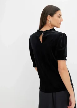 Damen bonprix Shirts & Tops|Shirt aus softem Samt